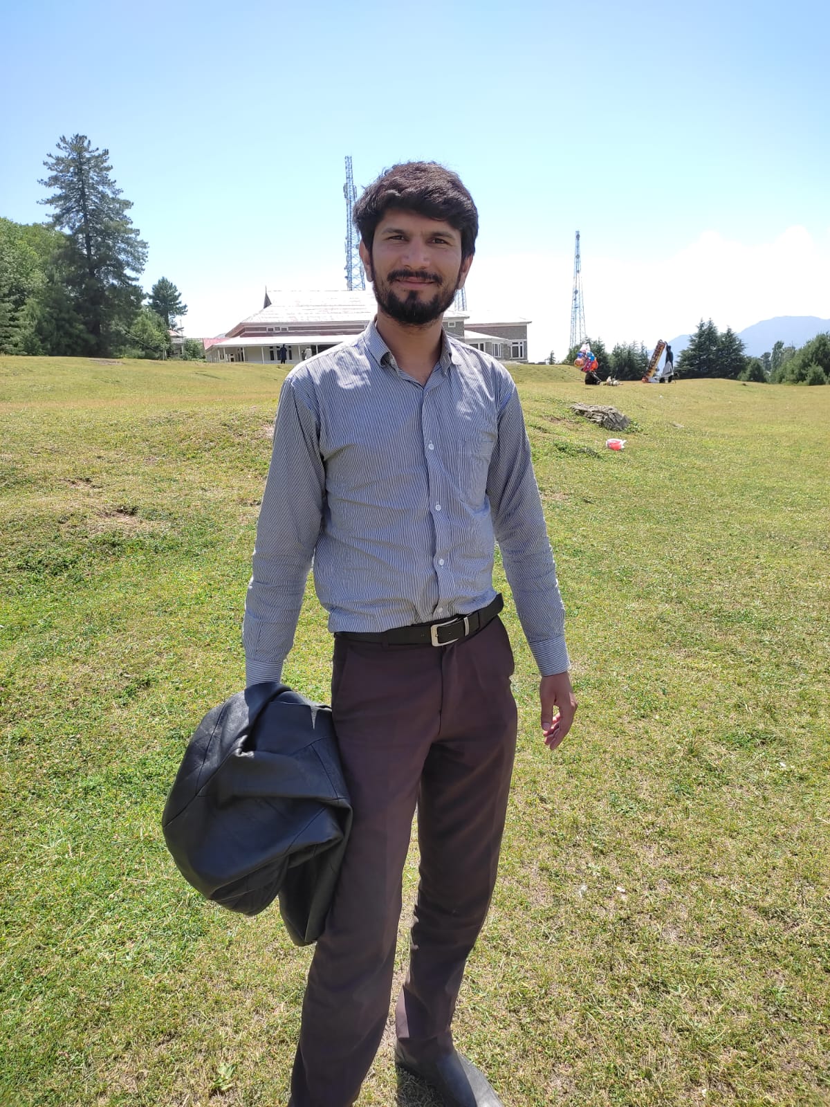 Muhammad Zaheer — founder of Acadlio, somewhere in the mountains of Pakistan